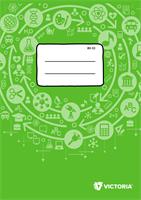 Exercise book, A4, plain, 32 sheets, VICTORIA PAPER 